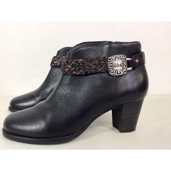 Brighton Western Leather Ankle Boots Womens 9 - Picture 4 of 7
